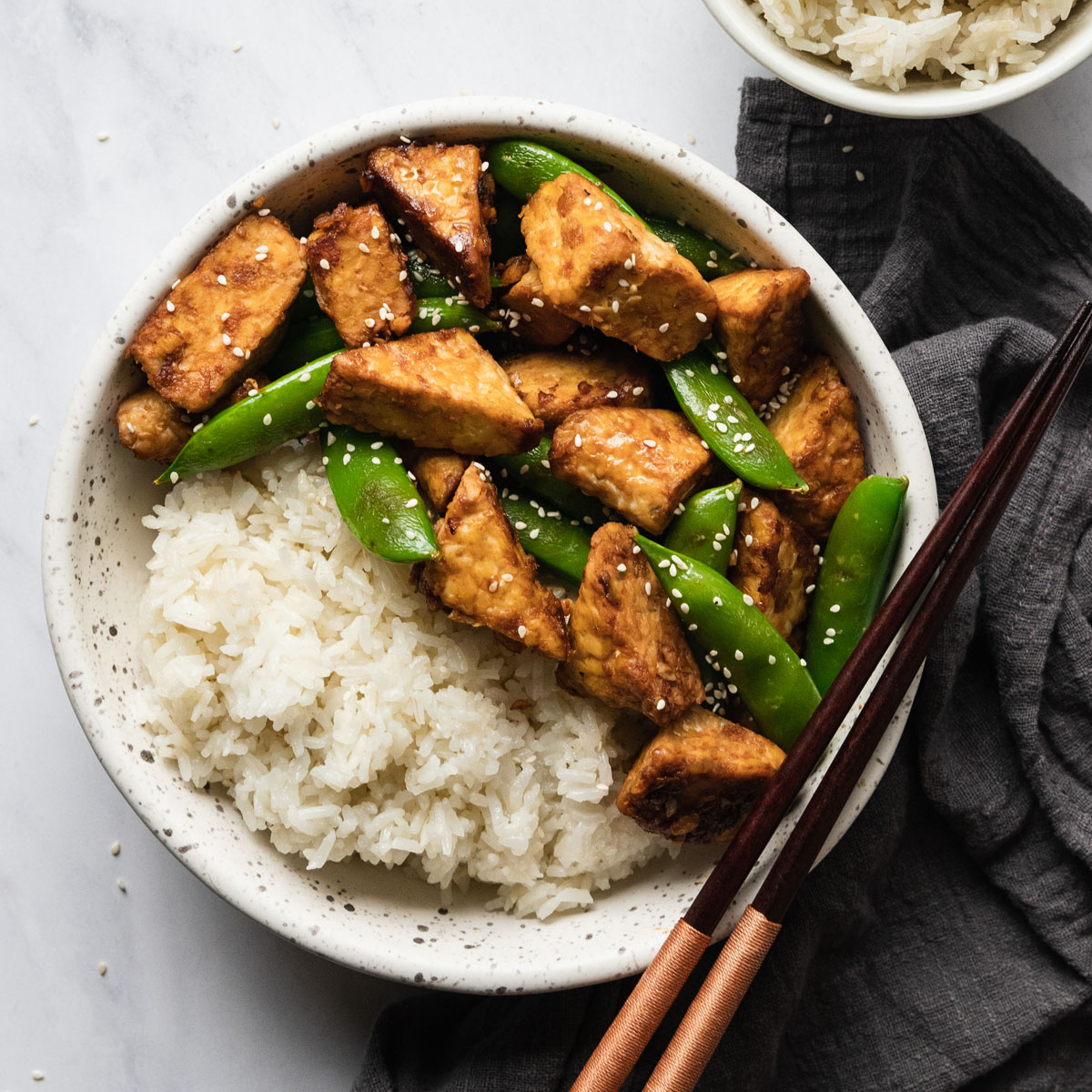 Easy Stir Fried Tempeh - 6 Ing. & 15 minutes! - The Live-In Kitchen